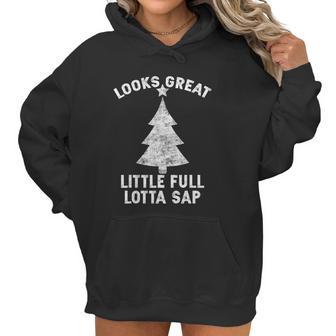 Little Full Lotta Sap Tee Christmas Vacation Santa Women Hoodie | Favorety DE