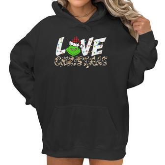 Love Christmas The Grinch Christmas Women Hoodie | Favorety UK