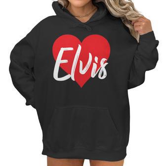 I Love Elvis First Name I Heart Named Men Women T-Shirt Graphic Print Casual Unisex Tee Women Hoodie | Favorety AU