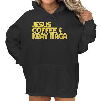 I Love Jesus Coffee Krav Maga Mixed Mma Sparring Tee Women Hoodie | Favorety CA