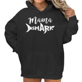 Mama Shark Mommy Shark Birthday Women Hoodie | Favorety