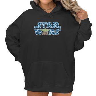 The Mandalorian Butterfly Logo With The Child Women Hoodie | Favorety