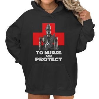 The Mandalorian To Nurse And Protect Women Hoodie | Favorety AU