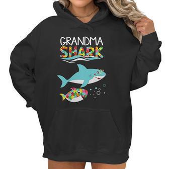 Matching For Family Shark Grandma Shark Women Hoodie | Favorety UK