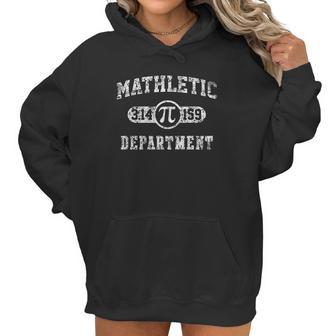 Mathletic Department 314159 Pi Day Math Teacher Vintage Women Hoodie | Favorety AU