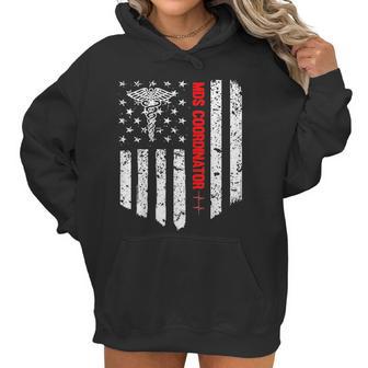 Mds Coordinator American Flag Rn Registered Nurse Gift Women Hoodie | Favorety DE