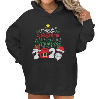 Merry Christmas 2020 Social Distancing Women Hoodie | Favorety UK