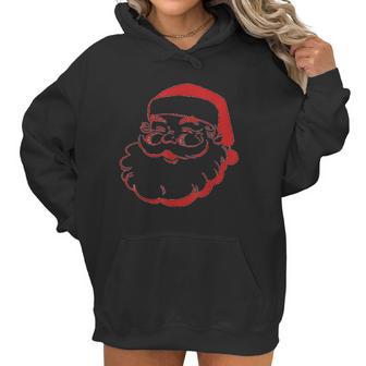 Merry Christmas Santa Claus Saint Nick Father Xmas Holiday Women Hoodie | Favorety AU