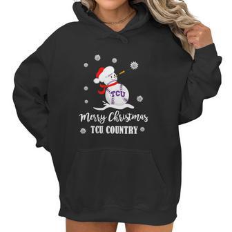 Merry Christmas Tcu Country Women Hoodie | Favorety DE