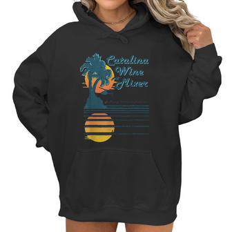 Mixer Catalina Wine Palm And Beach Women Hoodie | Favorety AU