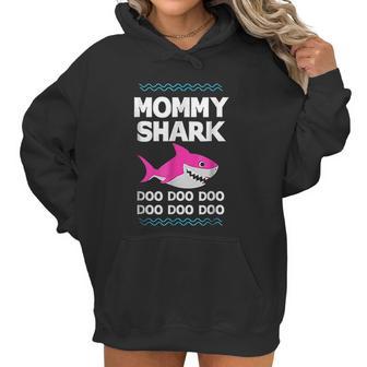 Mommy Shark Doo Doo Funny Cute Women Hoodie | Favorety AU