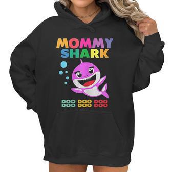 Mommy Shark Doo Doo Funny Kids Women Hoodie | Favorety