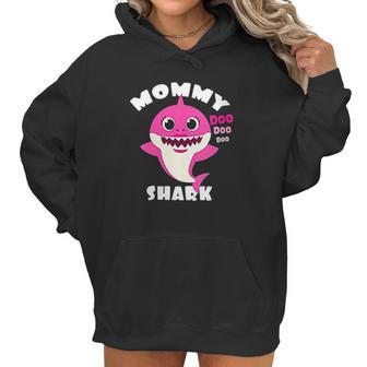 Mommy Shark Gift Cute Baby Shark Women Hoodie | Favorety