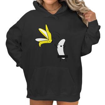 Lets Get Naked Banana Undressing Women Hoodie | Favorety UK