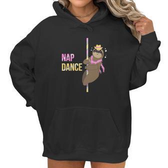 Nap Dance Sloth Funny Pole Dancer Dancing Pun Gift Women Hoodie | Favorety AU