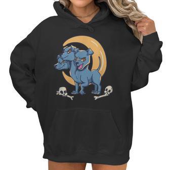 Pastel Goth Cerberus Cute Creepy 3 Headed Dog Pastel Kawaii Men Women T-Shirt Graphic Print Casual Unisex Tee Women Hoodie | Favorety UK