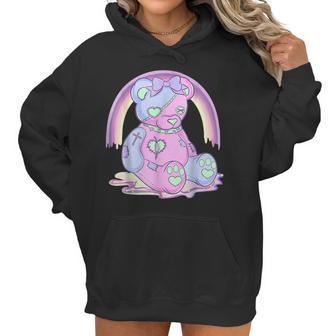 Pastel Goth Teddy Bear Japanese Anime Kawaii Menhera Men Women T-Shirt Graphic Print Casual Unisex Tee Women Hoodie | Favorety DE