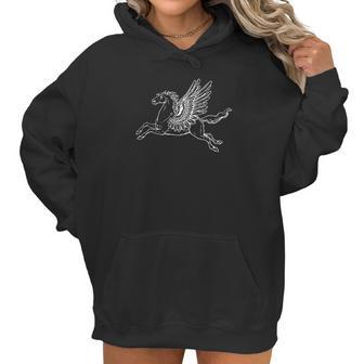 Pegasus Winged Horsegreek Mythical Beast Women Hoodie | Favorety CA