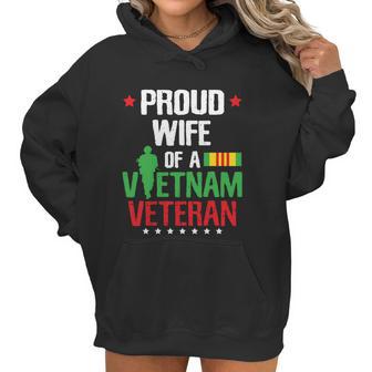 Proud Wife Vietnam Veteran Gift Veterans Day War Gift Graphic Design Printed Casual Daily Basic Women Hoodie | Favorety DE