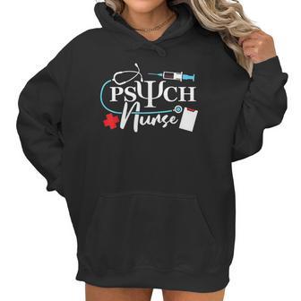 Psych Nurse Psychology Nursing Psychiatric Mental Health Women Hoodie | Favorety UK