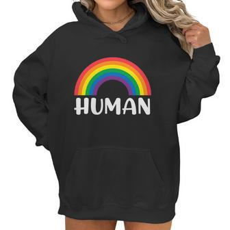 Rainbow Lgbt Pride Homo Lesbian Pride Graphic Design Printed Casual Daily Basic Women Hoodie | Favorety