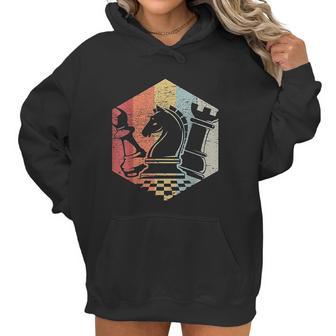 Retro Bishop Horse Rook Funny Chess Gift Idea Women Hoodie | Favorety DE