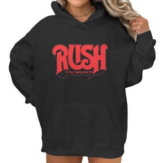 Rush 50 Years Together Women Hoodie | Favorety DE