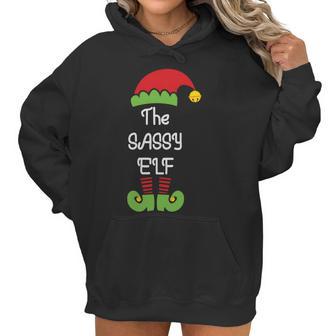 The Sassy Elf Matching Christmas Holiday Gift Women Hoodie | Favorety AU