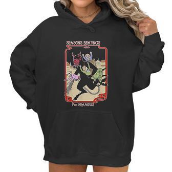 Seasons Beatings From Krampus Christmas Women Hoodie | Favorety