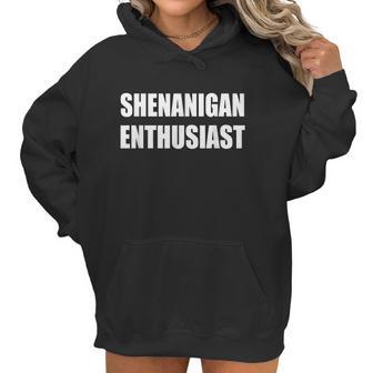 Shenanigan Enthusiast St Patricks Day Beer Graphic Design Printed Casual Daily Basic Women Hoodie | Favorety DE