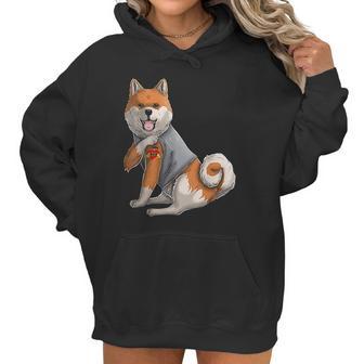 Shiba Inu I Love Mom Tattoo Dog Women Hoodie | Favorety DE