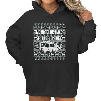 Shitters Full Ugly Christmas Vacation Women Hoodie | Favorety