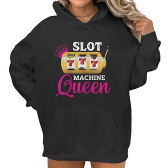 Womens Slot Machine Queen Funny Casino Gambling Women Hoodie | Favorety DE