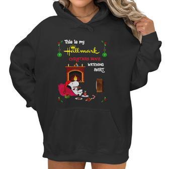 Snoopy This Is My Hallmark Christmas Movie Watching Shirt Women Hoodie | Favorety CA