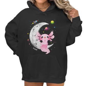 Space Axolotl Kawaii Pastel Goth Anime Comic Girl N Men Women T-Shirt Graphic Print Casual Unisex Tee Women Hoodie | Favorety UK