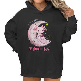 Space Axolotl Kawaii Pastel Goth Anime Comic Girl N V2 Men Women T-Shirt Graphic Print Casual Unisex Tee Women Hoodie | Favorety UK