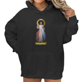 Spanish Jesus Divine Mercy Divina Misericordia 101 Women Hoodie | Favorety UK