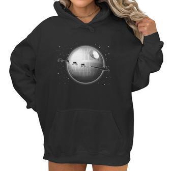 Star Wars Battlefront Star Destroyer And Death Star Christmas Women Hoodie | Favorety AU