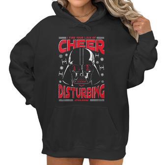 Womens Star Wars Darth Vader I Find Your Lack Of Cheer Disturbing Women Hoodie | Favorety DE