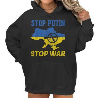 Stop Putin Stop War Stand With Ukraine Free Ukraine Support Men Women T-Shirt Graphic Print Casual Unisex Tee Women Hoodie | Favorety UK