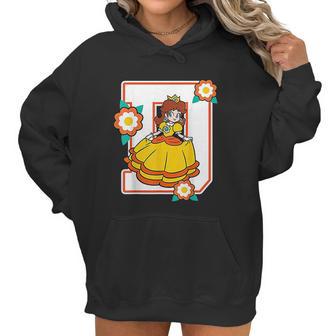 Super Mario Daisy Flowers Poster Graphic Women Hoodie | Favorety UK