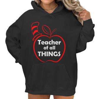 Teacher Of All Things Apple Logo Women Hoodie | Favorety CA