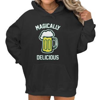 Tipsy Elves Funny Beer Drinking St Patricks Graphic Women Hoodie | Favorety