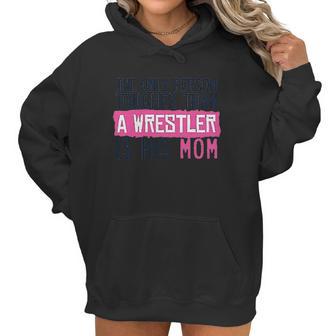 Tougher Than A Wrestler Mom Wrestling By Chalktalk Sports Women Hoodie | Favorety DE