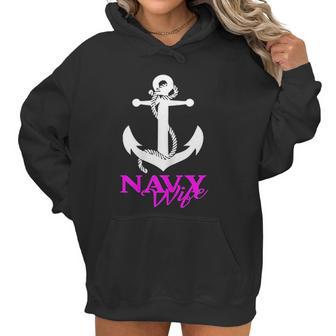 Us Navy Usn Proud Navy Wife Women Hoodie | Favorety DE