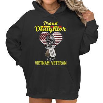 Veteran Day Proud Daughter Of A Vietnam Veteran Women Hoodie | Favorety DE