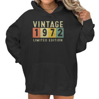 Vintage 1972 50Th Birthday 50 Years Old Gift Men Women Women Hoodie | Favorety UK