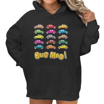 Volkswagen Beetle Vw Bug Mad T-Shirt Women Hoodie | Favorety