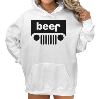 Beer Jeep Women Hoodie | Favorety UK