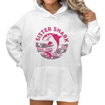 Brother Sister Baby Shark Birthday Women Hoodie | Favorety AU